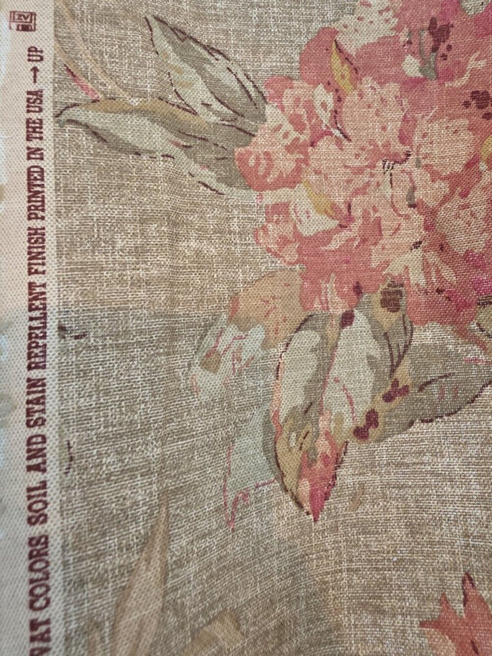 13 continuous yards of Linen upholstery fabric - Picture 3 of 7